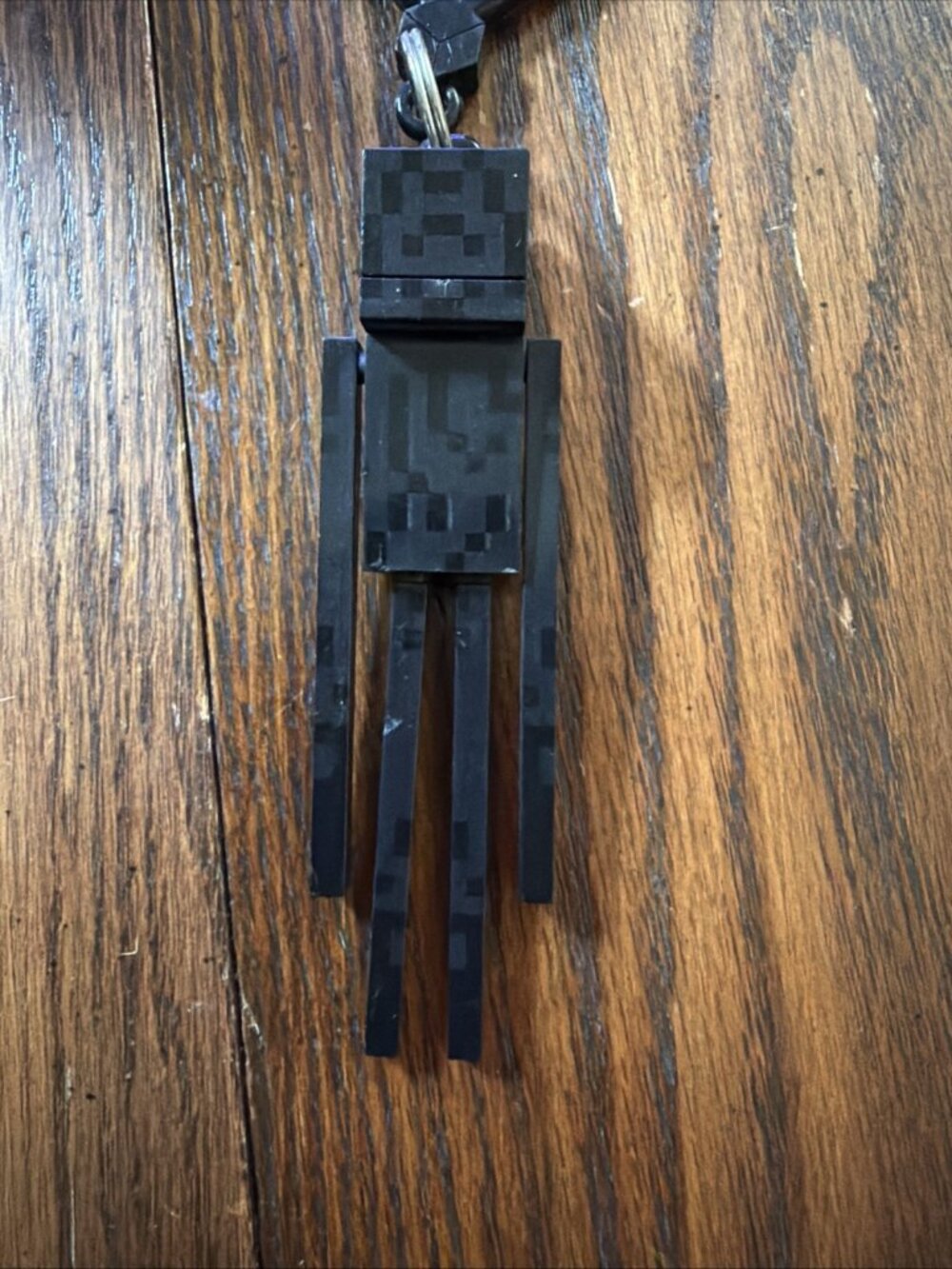 Minecraft Action Figure Black Enderman Keychain 6" Moveable Parts & Mouth Opens - Picture 5 of 5